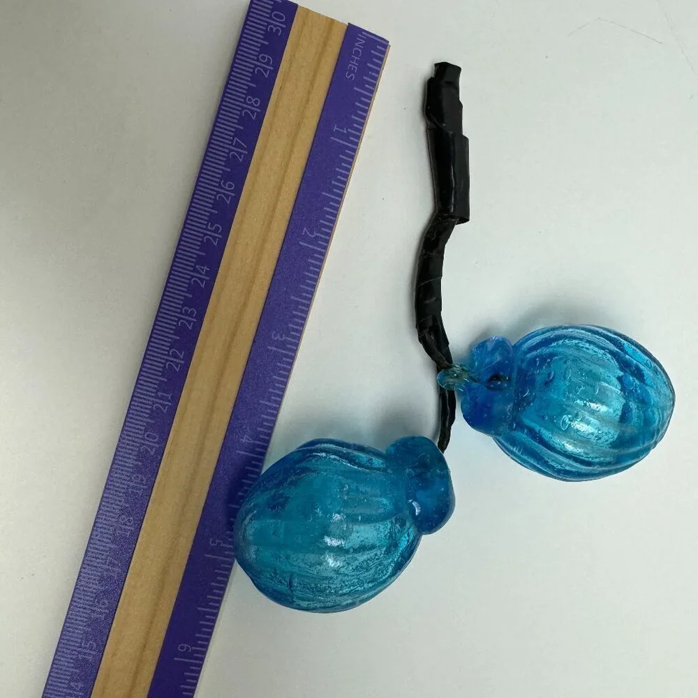 RARE Vintage ART Blue Glass 